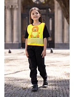 Korntex FUN Dětská bezpečnostní vesta 76.FUNY hi vis yellow/polar bear Korntex FUN Dětská bezpečnostní vesta 76.FUNY hi vis yellow/polar bear