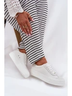 Dámské tenisky na platformě Big Star RR274337 Bílé Dámské tenisky na platformě Big Star RR274337 Bílé