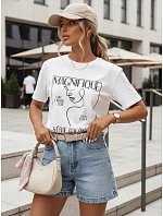 ERION ecru dámské tričko FashionStreet RY2503