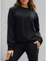 Dámská klasická černá mikina FashionStreet BY1545