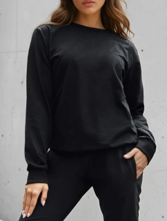 Dámská klasická černá mikina FashionStreet BY1545