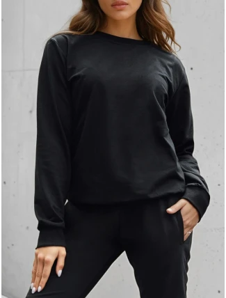 Dámská klasická černá mikina FashionStreet BY1545