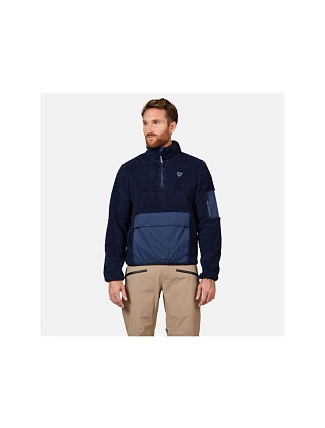 Mikina Rossignol Fleece Anorak, tmavě modrá Mikina Rossignol Fleece Anorak, tmavě modrá