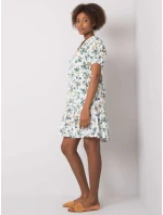 Šaty RO SK 2508.38P bílá zelená Šaty RO SK 2508.38P bílá zelená