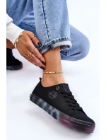 Dámské tenisky s barevnou platformou Big Star LL274239 Černá Dámské tenisky s barevnou platformou Big Star LL274239 Černá