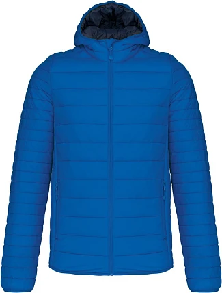 Kariban K 6110 Lehká pánská prošívaná bunda s kapucí 20.6110 light royal blue Kariban K 6110 Lehká pánská prošívaná bunda s kapucí 20.6110 light royal blue
