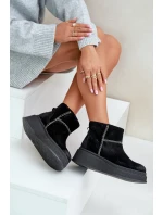 Kožené Semišové Sněhule Boty Na Platformě A Podpatku Hnědé Maciejka 06769-01 Černé Kožené Semišové Sněhule Boty Na Platformě A Podpatku Hnědé Maciejka 06769-01 Černé