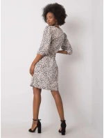 Šaty LK SK 508079.47P černá a béžová Šaty LK SK 508079.47P černá a béžová