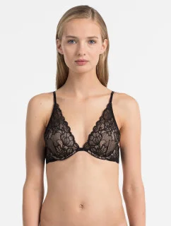 Podprsenka s kosticí QF1436E černá - Calvin Klein