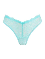 Dámské tanga String V-11028 Tyrkysová - Axami