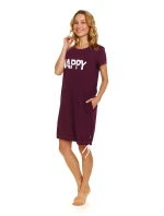 Dámská těhotenská košile 9504 wine - Doctornap Dámská těhotenská košile 9504 wine - Doctornap