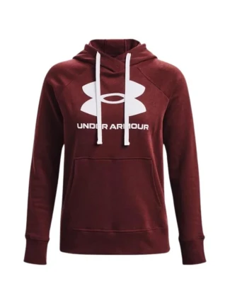 Dámské tričko s logem Rival Fleece W 1356318 690 - Under Armour Dámské tričko s logem Rival Fleece W 1356318 690 - Under Armour