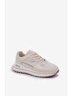 Dámské Tenisky Big Star NN274A088 Světle béžové