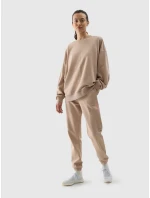 Dámská oversize mikina 4F - béžová Dámská oversize mikina 4F - béžová