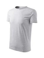 Classic New tričko pánské světle šedý melír Classic New tričko pánské světle šedý melír