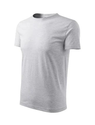Classic New tričko pánské světle šedý melír Classic New tričko pánské světle šedý melír