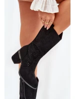 Ažurové kozačky  model 218496 Step in style