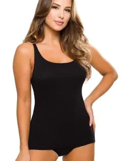 Černá dámská košilka Emili Mania 2XL-3XL