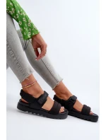 Dámské sandály na platformě Big Star NN274750 černé