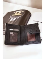 Eko kožená dámská peněženka černá Bronica