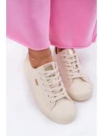 Dámské plátěné tenisky Big Star – béžové