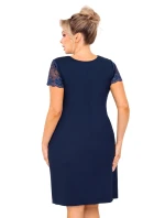Noční košile Livia Plus Dark Blue - Donna Noční košile Livia Plus Dark Blue - Donna