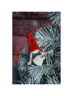 DEKORATIVNÍ PANENKA S TAŠKOU MODRÁ DÍVKA 7,5 CM