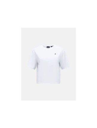 Dámské tričko PEAK PERFORMANCE W Light Tee, bílá barva Dámské tričko PEAK PERFORMANCE W Light Tee, bílá barva