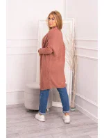 Svetr s netopýřími rukávy tmavě růžový Svetr s netopýřími rukávy tmavě růžový