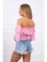 Halenka ve světle růžové barvě Halenka ve světle růžové barvě