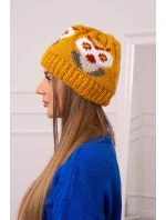 Dámská čepice Ofelia K349 mustard Dámská čepice Ofelia K349 mustard