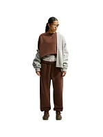 Dámská mikina Nike Studio Fleece, hnědá, IM8082, 259