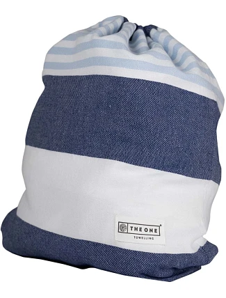 The One Towelling Hamam Bag Hamam taška 48.1057 navy/light blue The One Towelling Hamam Bag Hamam taška 48.1057 navy/light blue