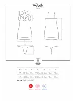 Košilka Frivolla chemise - Obsessive Košilka Frivolla chemise - Obsessive