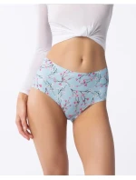 Dámské kalhotky Simple Maxi Sakura Světle modrá vzor - Julimex Dámské kalhotky Simple Maxi Sakura Světle modrá vzor - Julimex
