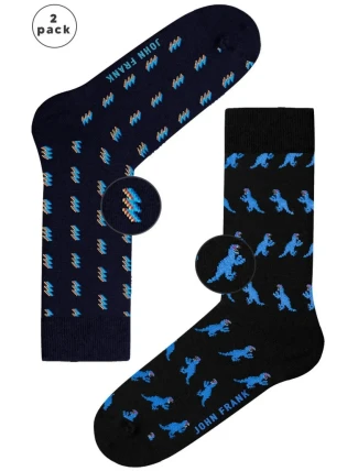 Pánské ponožky John Frank JF2LS21W53 2Pack Pánské ponožky John Frank JF2LS21W53 2Pack