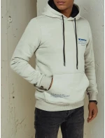 Pánská olivová mikina s kapucí FashionStreet BX5683