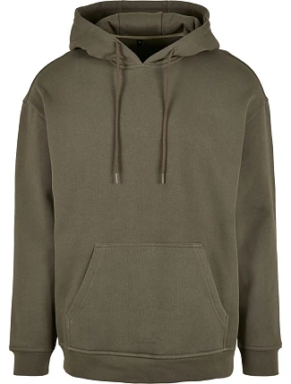 Build your Brand BB 006 Oversize mikina s kapucí z těžké bavlny 56.B006 olive Build your Brand BB 006 Oversize mikina s kapucí z těžké bavlny 56.B006 olive