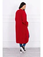 Dlouhý svetr červený Dlouhý svetr červený