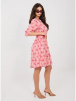 Šaty D74516M30485B korálová