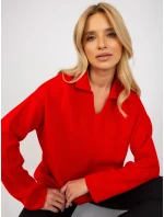 Dámský svetr LC SW 2261 .00P červená - FPrice Dámský svetr LC SW 2261 .00P červená - FPrice