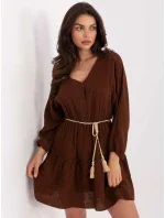 Šaty MI SK A5079.27 tmavě hnědé