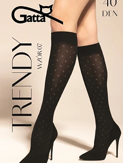 TRENDYLINE KNEE SOCKS 40 - 07 Dámské podkolenky
