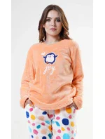 Dámské pyžamo dlouhé Kuličky Dámské pyžamo dlouhé Kuličky