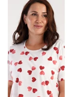 Dámské domácí šaty s krátkým rukávem Valentýna