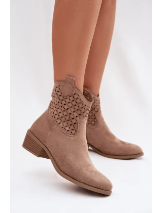 Boty na podpatku model 224706 Step in style Boty na podpatku model 224706 Step in style