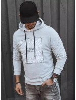 Pánská šedá mikina FashionStreet BX5468