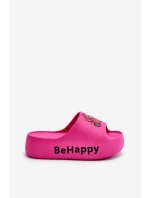 Lehké Dámské Žabky Na Hrubé Podrážce S Medvědem Pěnové Fuksie Serefina Lehké Dámské Žabky Na Hrubé Podrážce S Medvědem Pěnové Fuksie Serefina