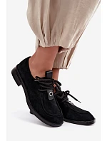 Dámské barefoot polobotky z přírodní semiše D&A CR62-3460 černé Dámské barefoot polobotky z přírodní semiše D&A CR62-3460 černé