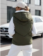Dámská prošívaná vesta LIKEHUGS zelená FashionStreet TY4977